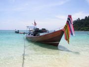 Take a traditional longtail boat trip on Lanta